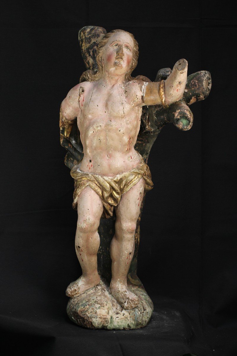 Sculpture Of San Sebastiano, 17th Century