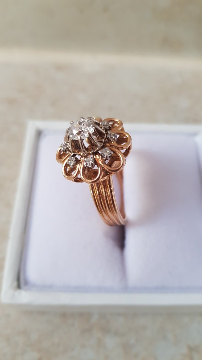 Gold And Diamond Ring-photo-3