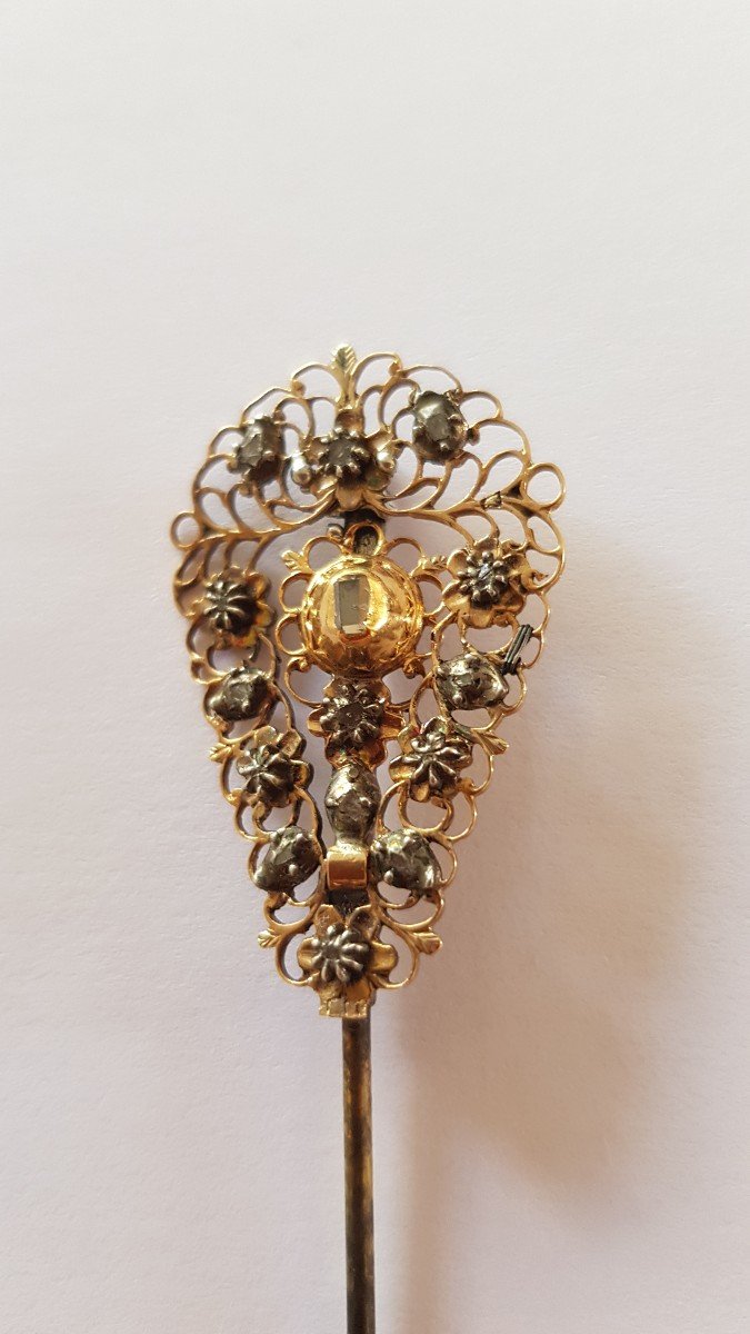 Hat Pin Gold And Diamonds-photo-4