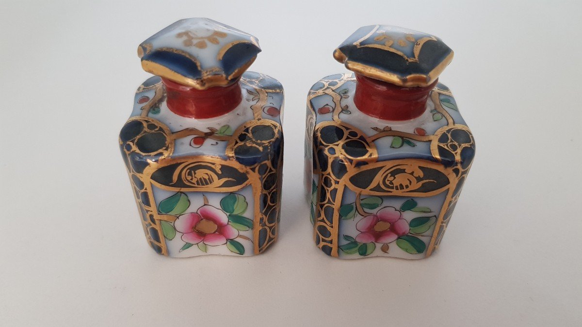 Pair Of Bayeux Flasks