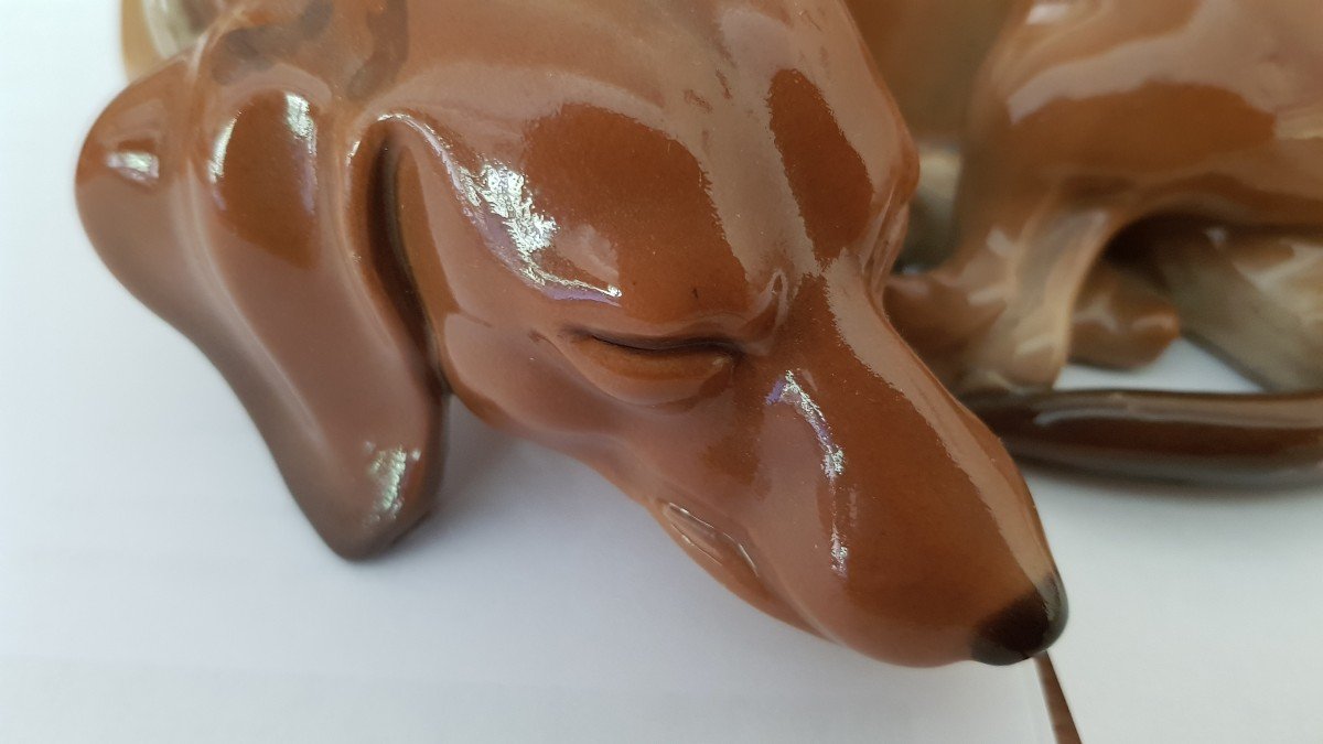 German Porcelain Dachshund-photo-3