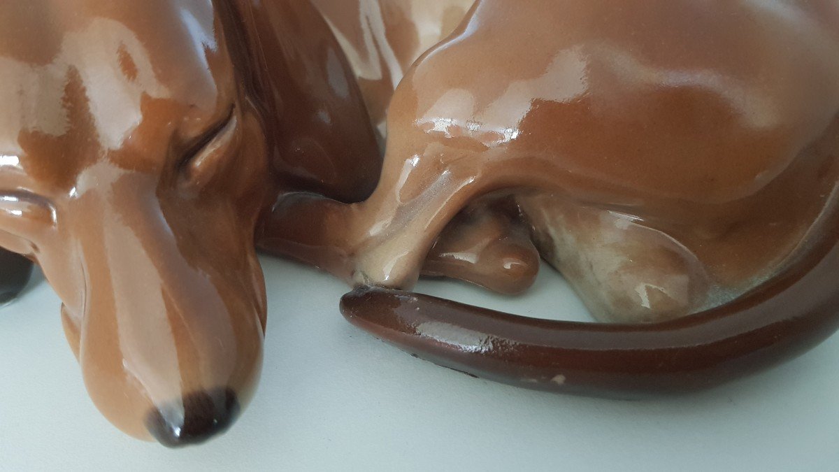 German Porcelain Dachshund-photo-4