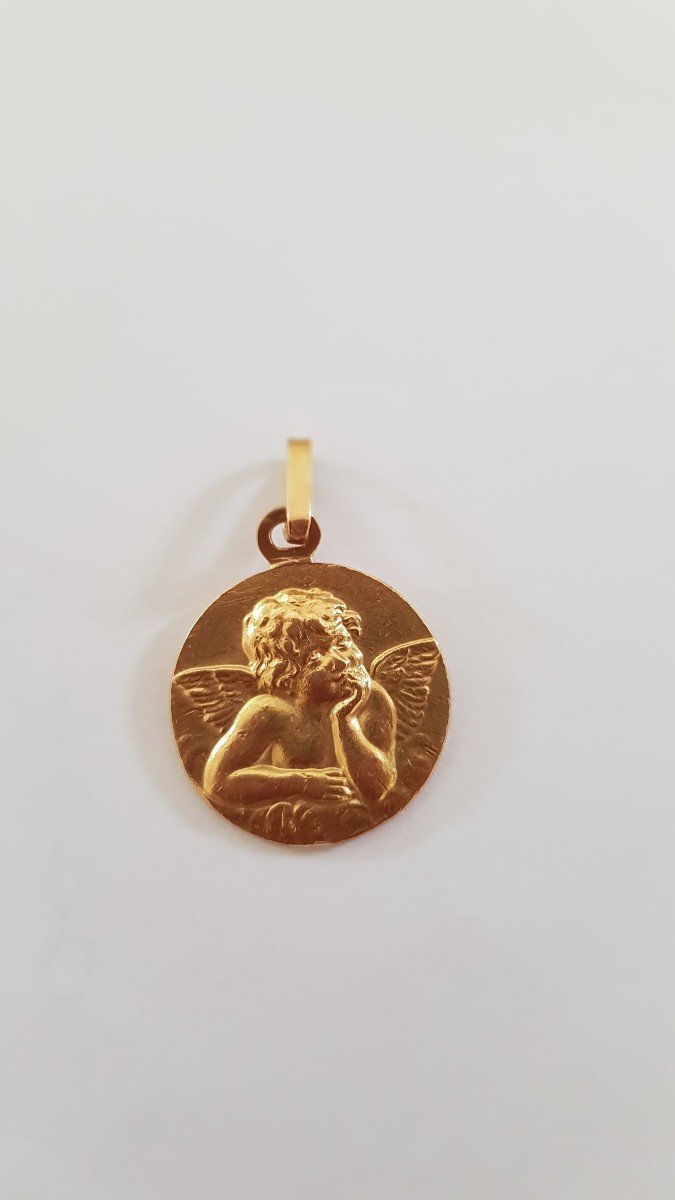 Gold Cherub Medal