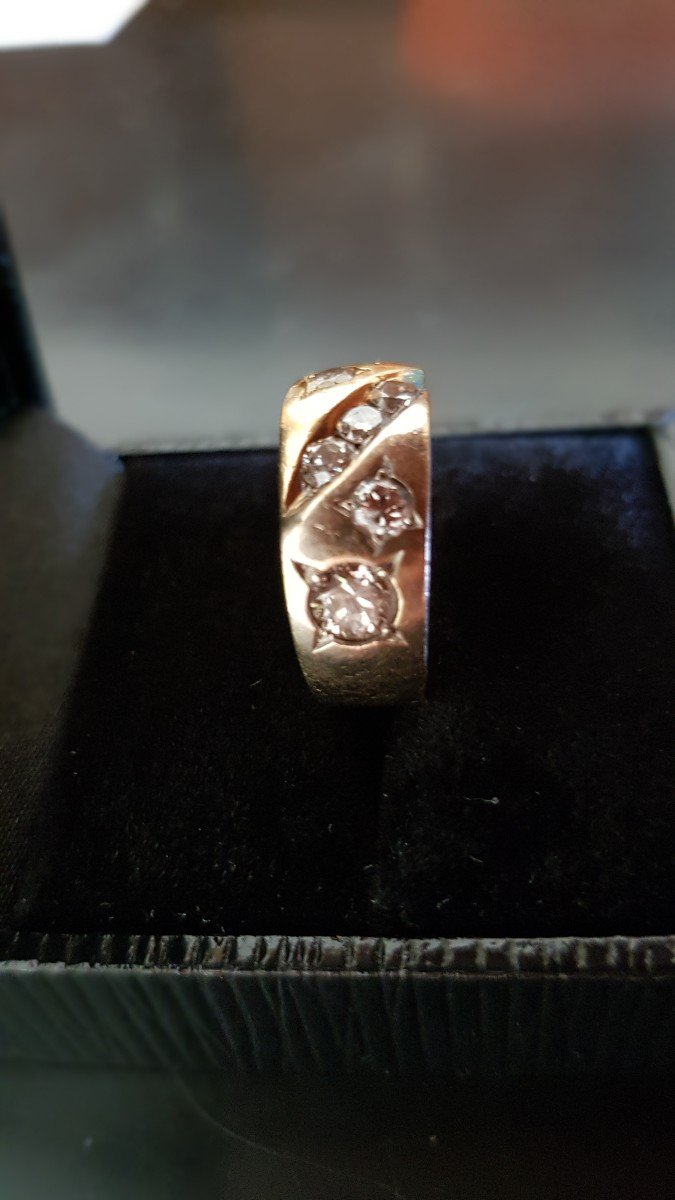 Gold And Diamond Ring-photo-2