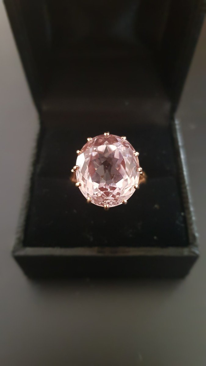 Rose Gold And Amethyst Ring From France