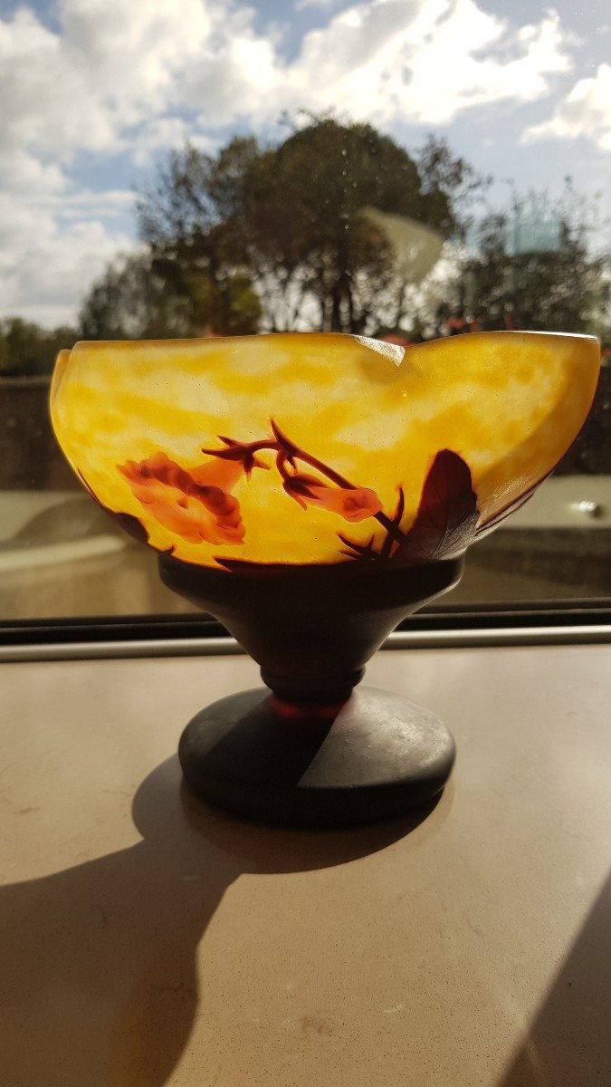Vase-coupe Daum Art Déco-photo-5