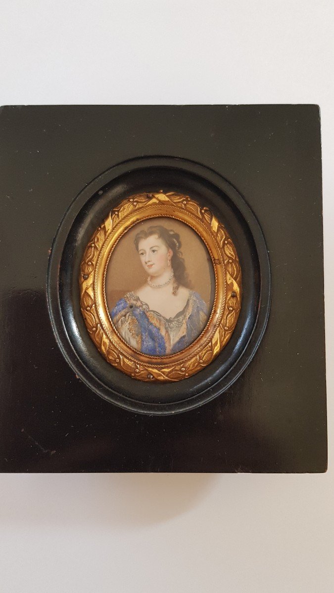 Portrait Miniature: Lady Mary Wortley Montagu ( 1689-1762)-photo-3