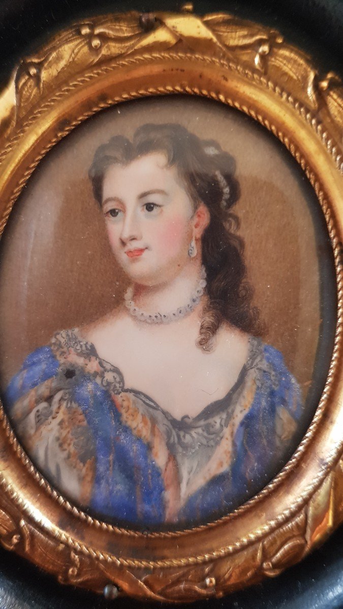 Portrait Miniature: Lady Mary Wortley Montagu ( 1689-1762)