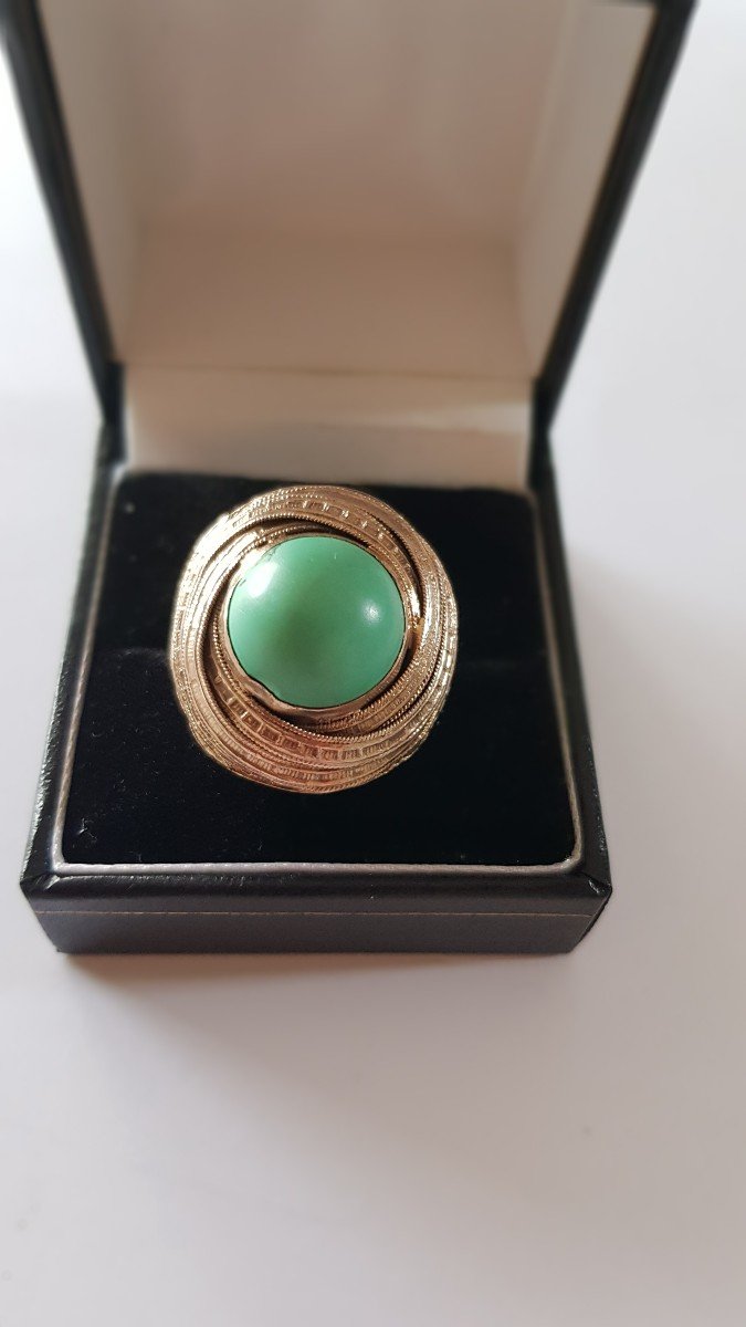 Bague Vermeil-turquoise-photo-1