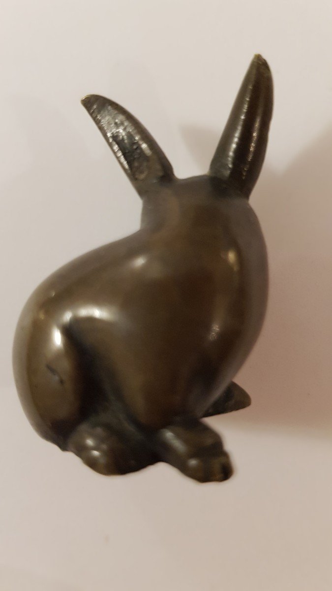 Lapin Miniature Bronze-photo-2