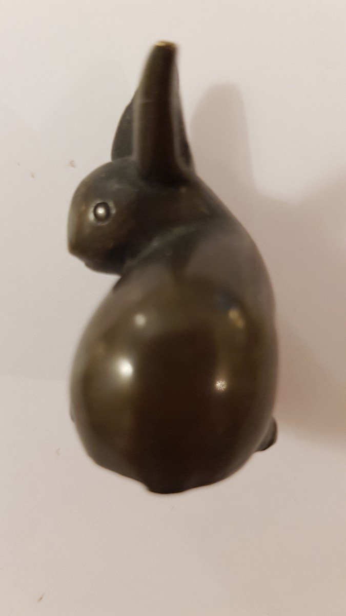 Lapin Miniature Bronze-photo-3