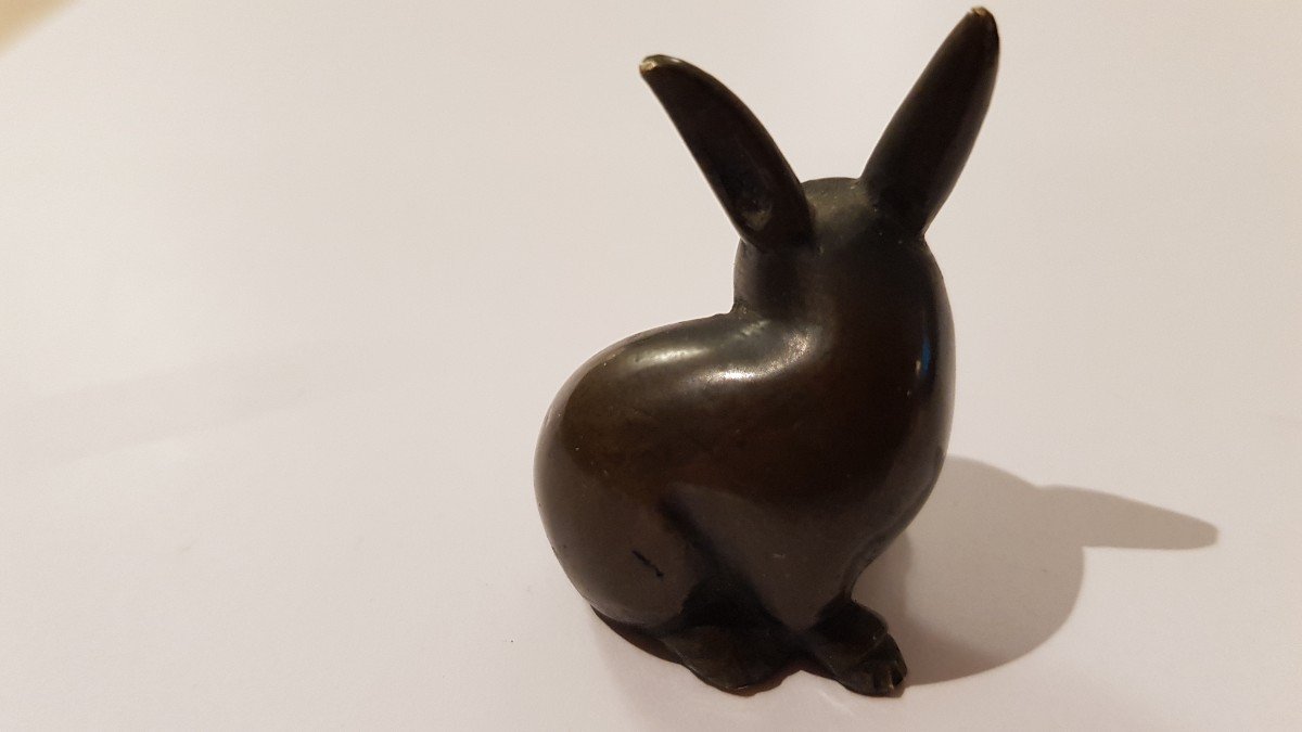 Lapin Miniature Bronze-photo-2