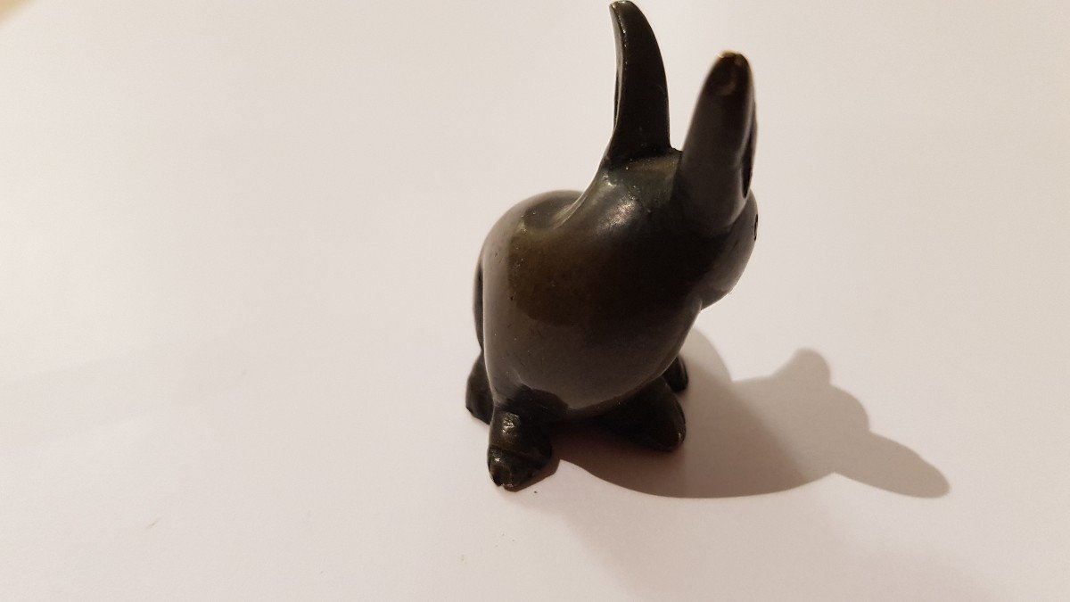 Lapin Miniature Bronze-photo-3