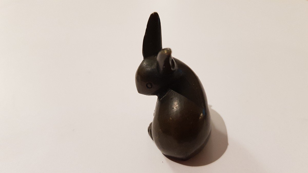 Lapin Miniature Bronze-photo-4