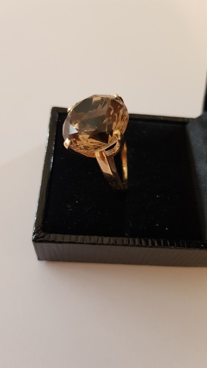 Gold-citrine Ring-photo-1