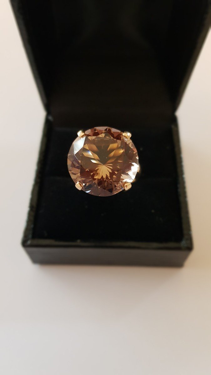 Gold-citrine Ring-photo-2