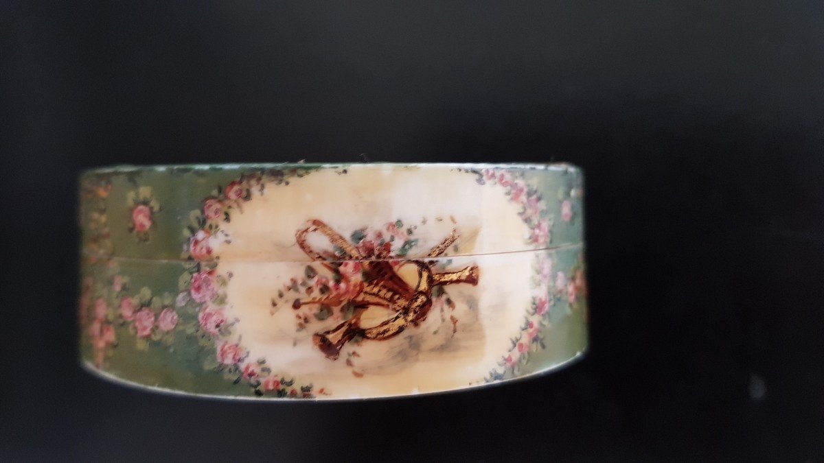 18th Century Painted Box-photo-4