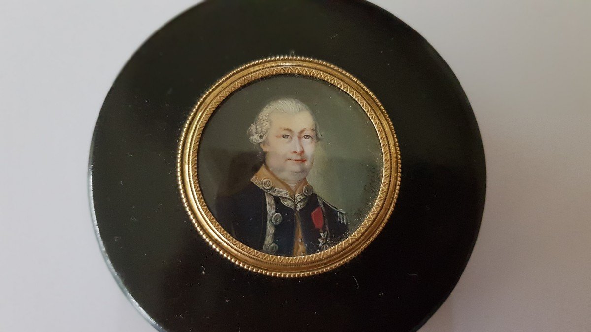 19th Century Military Portrait Box