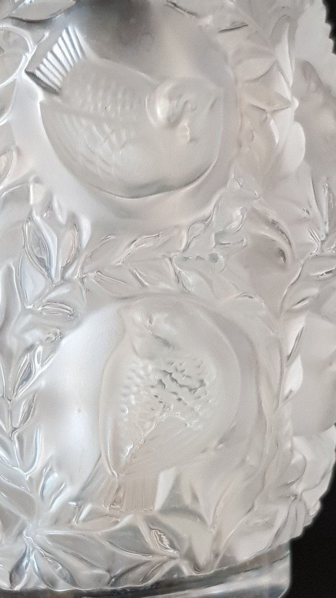 Lalique Bird Vase-photo-3