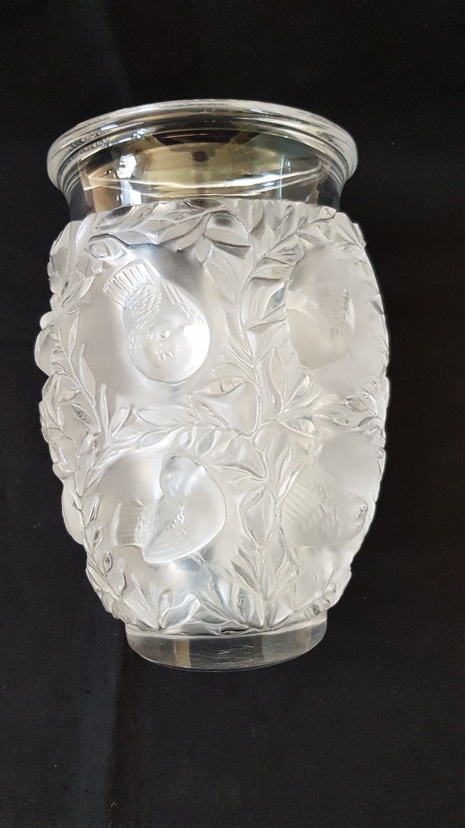 Lalique Bird Vase-photo-3