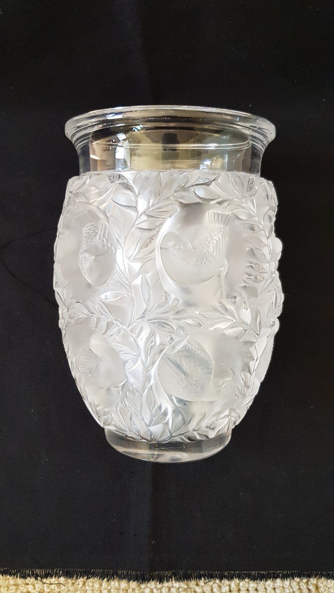 Lalique Bird Vase