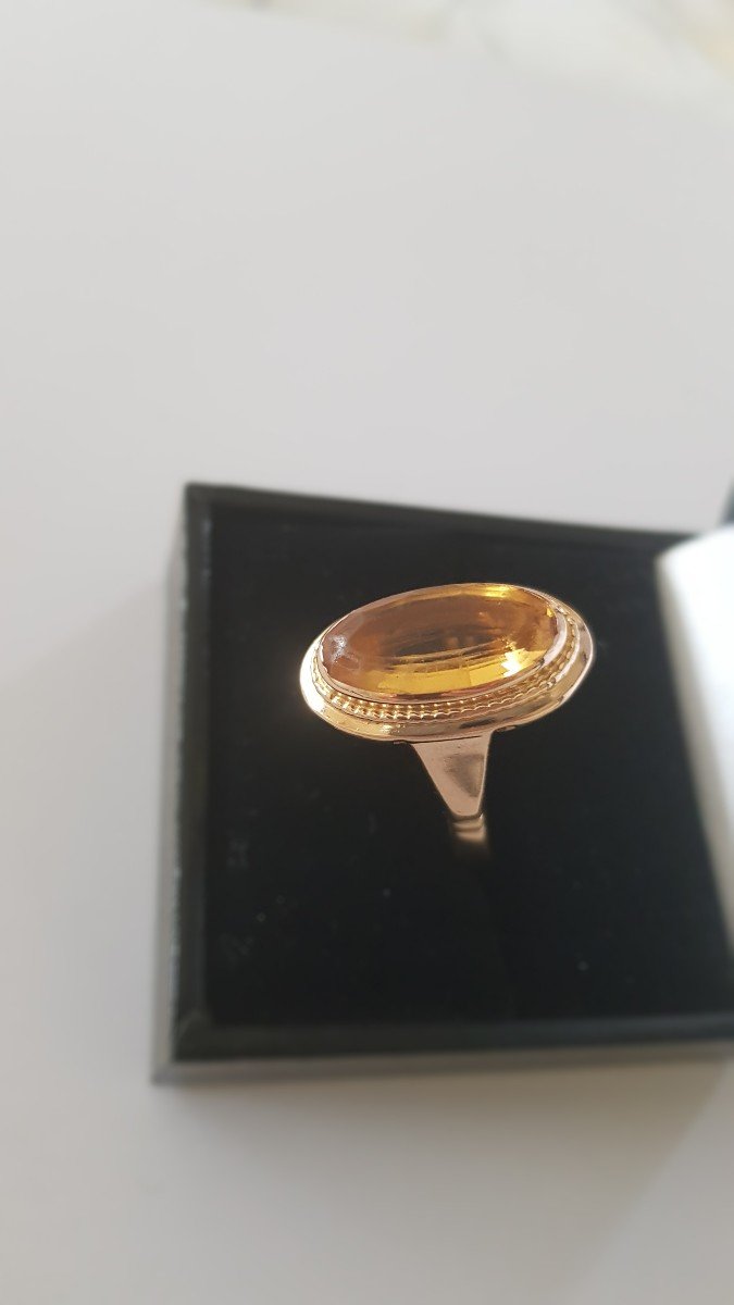 Gold Ring - Citrine-photo-2