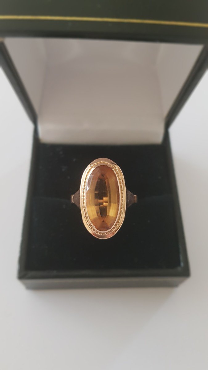 Gold Ring - Citrine-photo-2