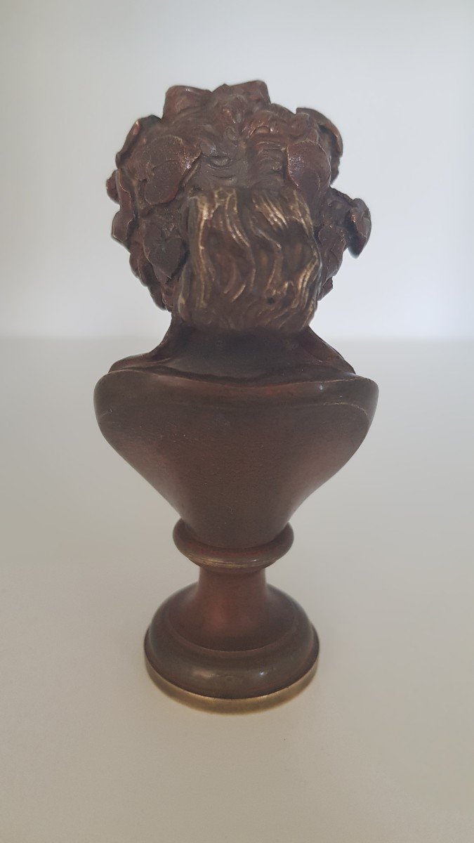 Bronze Seal "bacchus"-photo-2