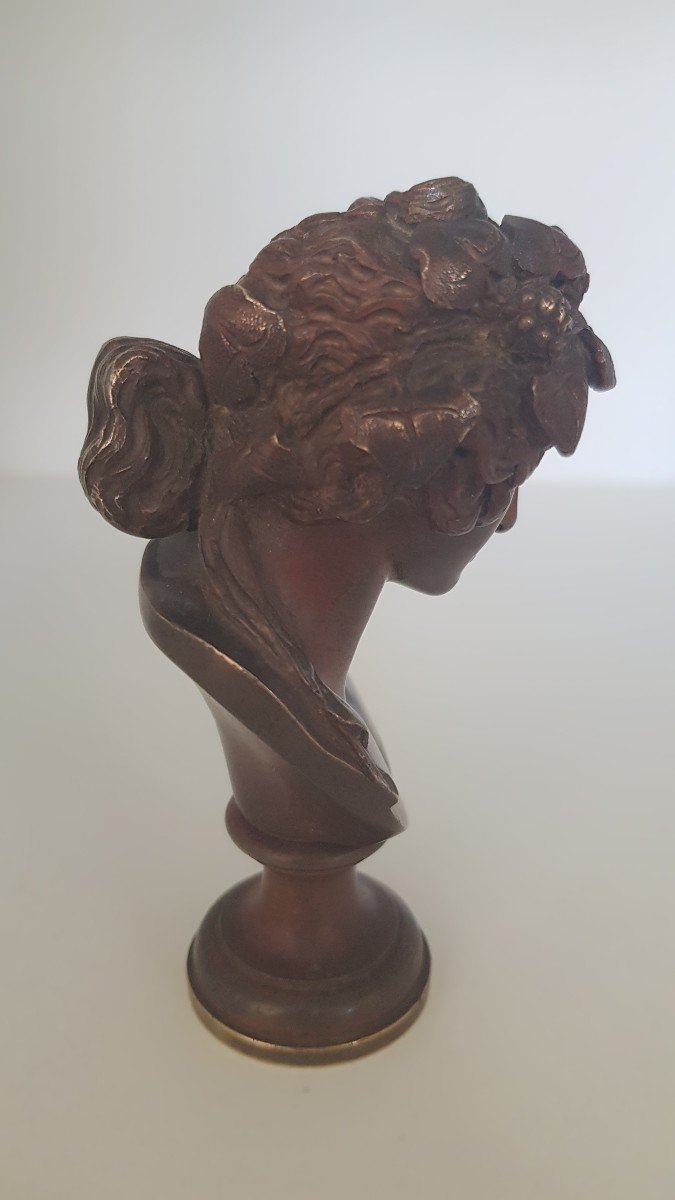 Bronze Seal "bacchus"-photo-4