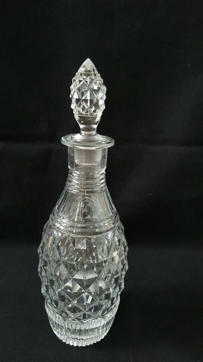 Carved Crystal Decanter