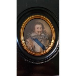 Miniature Portrait: 1st Duke Of Luynes