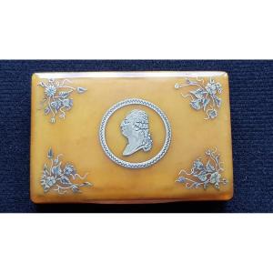 Boîte écaille Profil Louis XVI