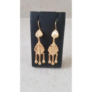 Gold Drop Earrings