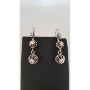 Pendants d'Oreilles Or Et Diamants