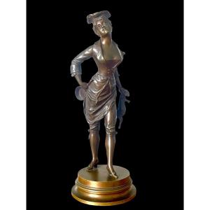 Elegant Anonymous Bronze Sculpture Cooker 