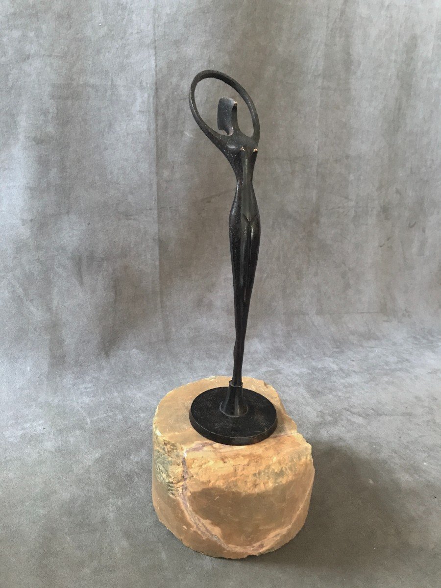 Clio, The Proclaimer, Cast Bronze Sculpture / Statuette  -photo-2