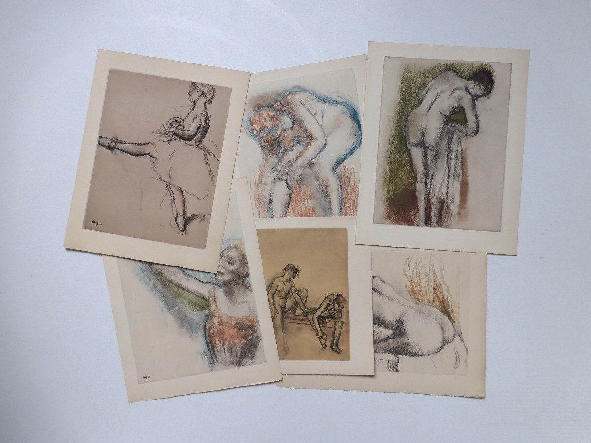 Gravure - Edgar Degas, Paul Valéry: Degas Danse, Dessin. Ambroise Vollard, Paris 1936-photo-3