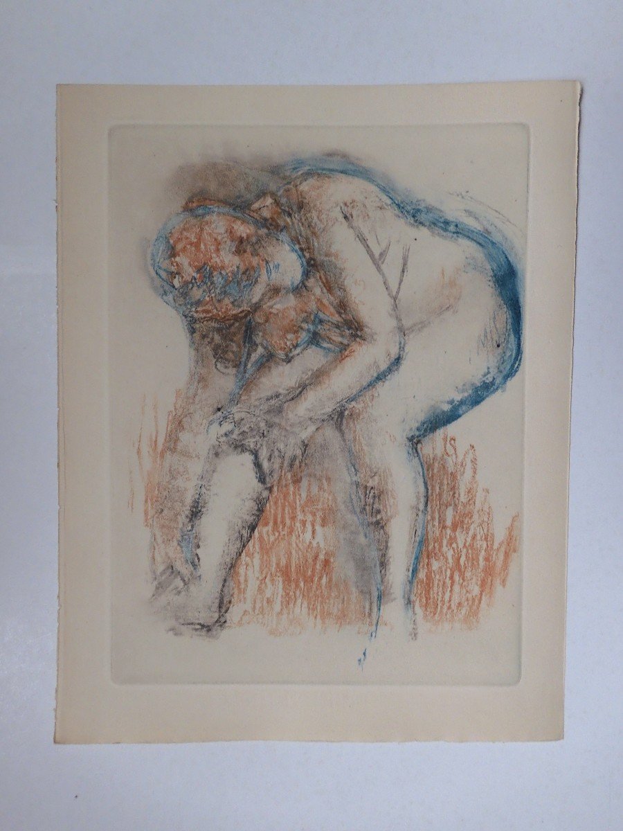 Engraving - Edgar Degas (1834-1917) Paulvalery: Degas Dance, Drawing. Ambroise Vollard, Paris 1936