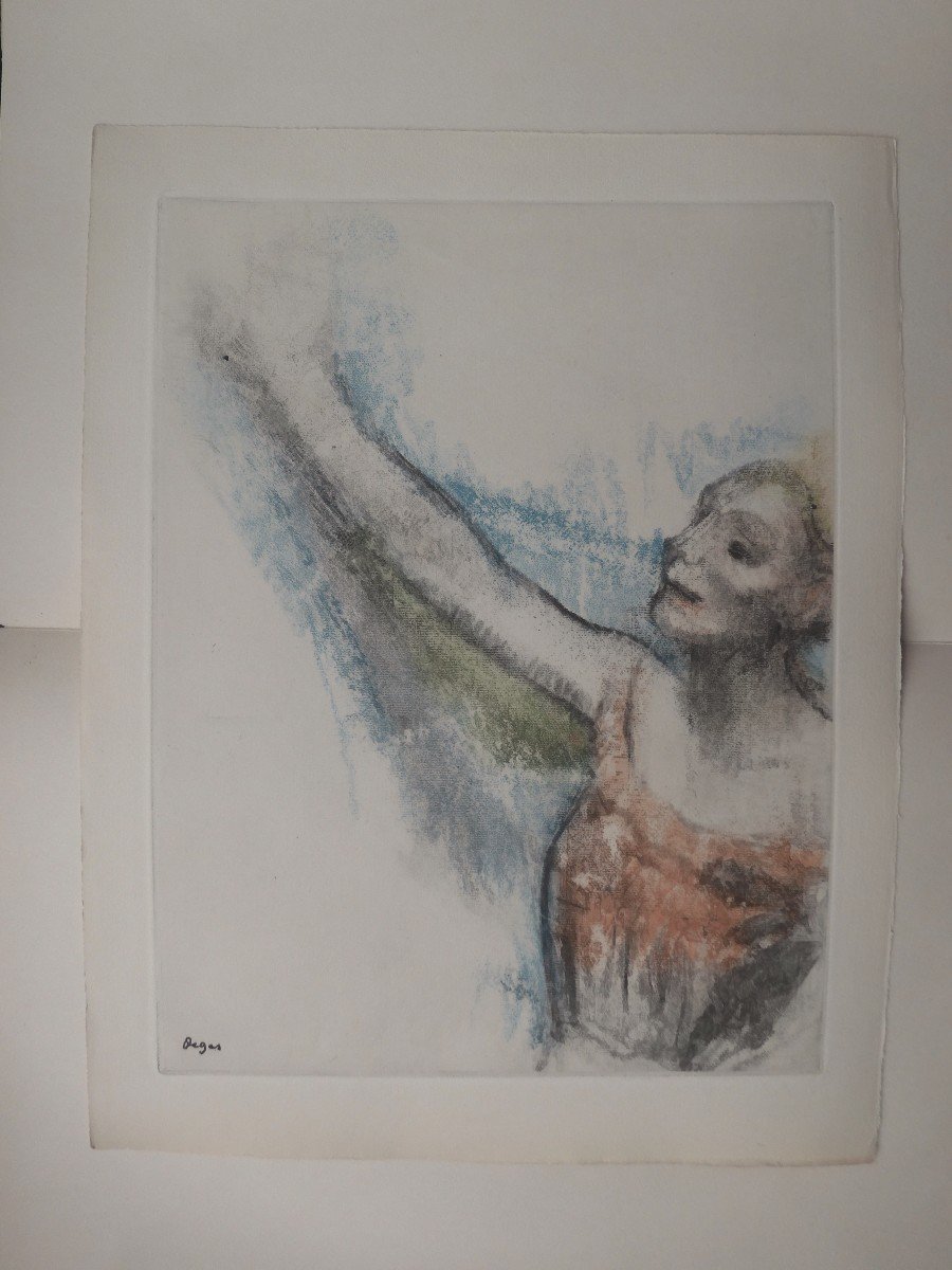 Gravure - Edgar Degas, Paul Valéry: Degas Danse, Dessin. Ambroise Vollard, Paris 1936