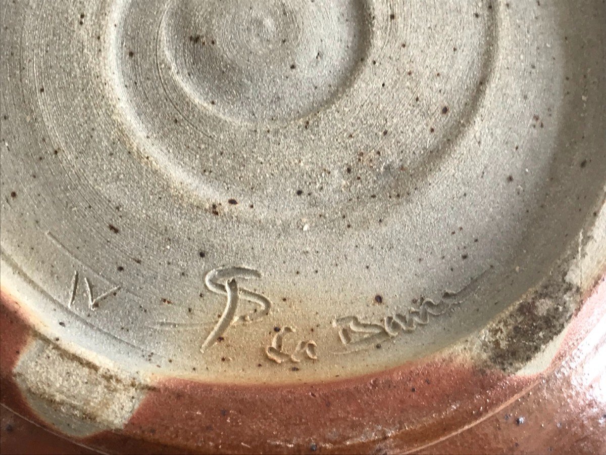 Large Bowl , Fruit Or Salad Bowl, Beautiful Glaze.  Janet Stedman (1945-1987)  La Borne-photo-7