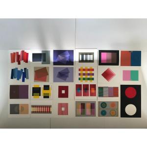 Albers, Josef 81 Sérigraphies - Interaction Of Color 1973, Keller - Coffret Complet