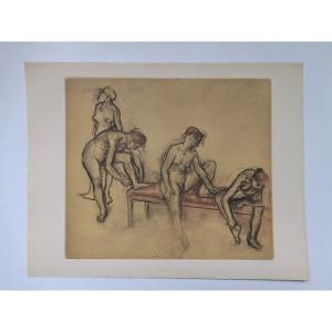 Gravure - Edgar Degas  (1834-1917) Paulvalery: Degas Danse, Dessin. Ambroise Vollard, Paris 193