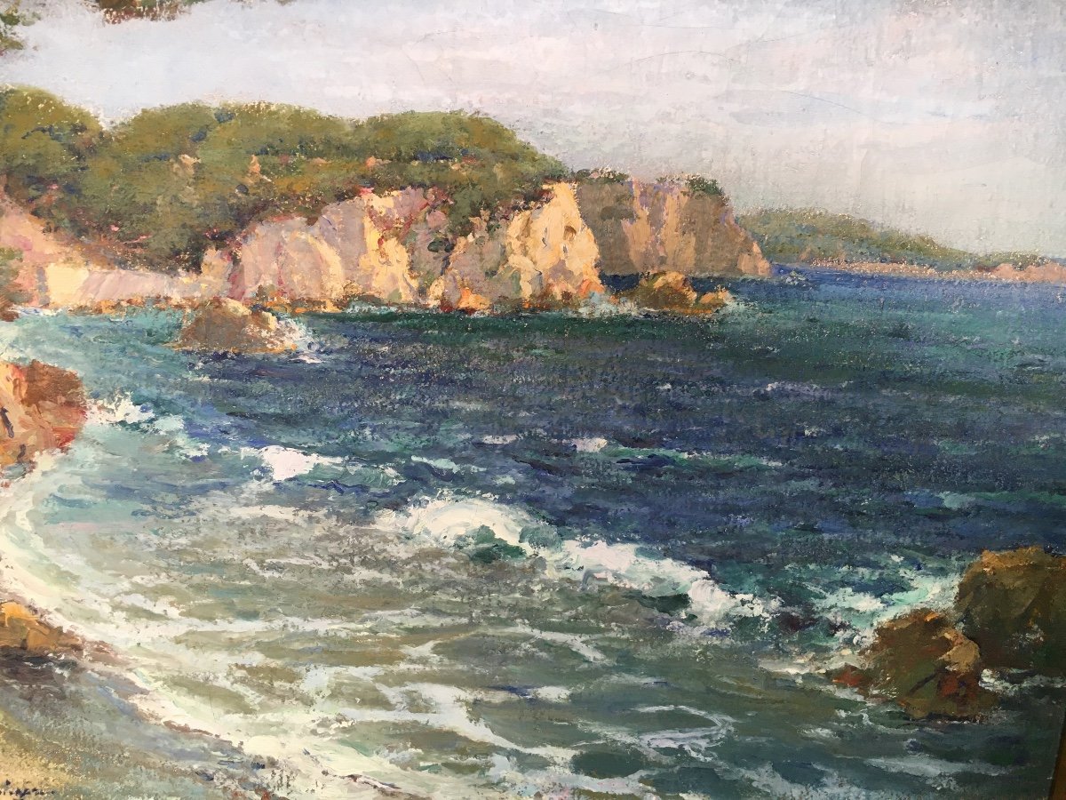 Paul Balmigère (1882-1953) Le Cap Brun - Toulon.-photo-4