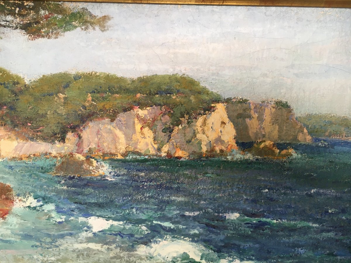 Paul Balmigère (1882-1953) Le Cap Brun - Toulon.-photo-1