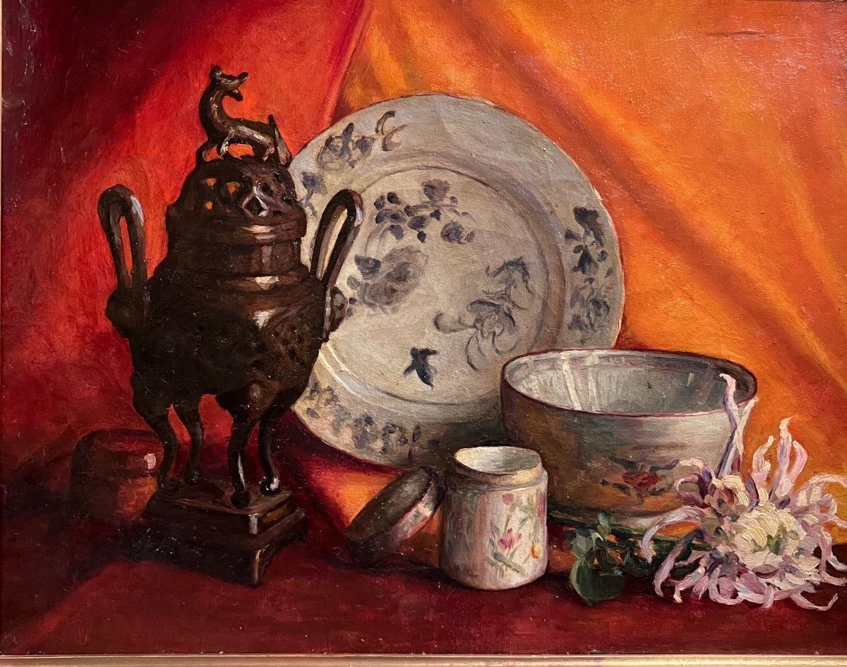 Still Life, Henriette Guillemot Alias Lucie Couvreur Rennaise Artist-photo-4