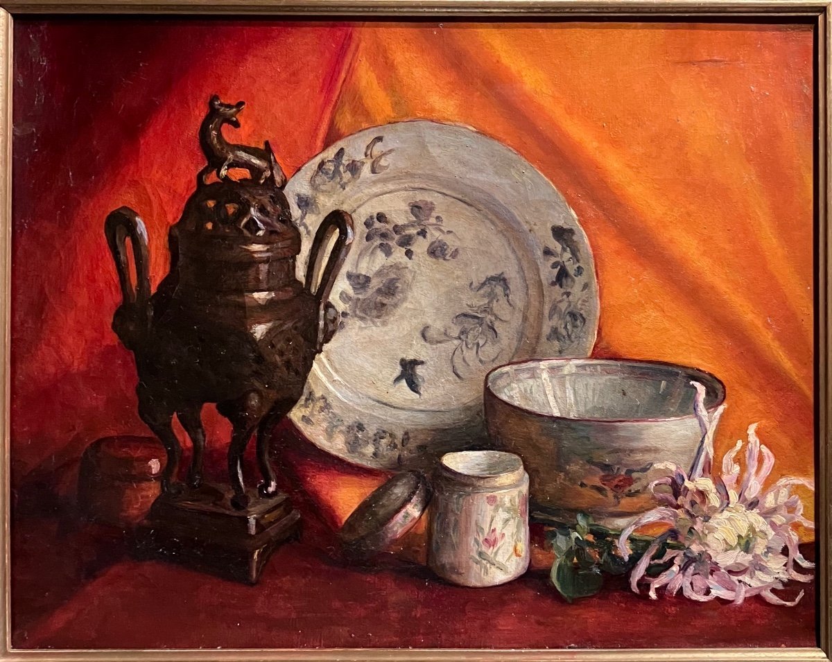 Still Life, Henriette Guillemot Alias Lucie Couvreur Rennaise Artist