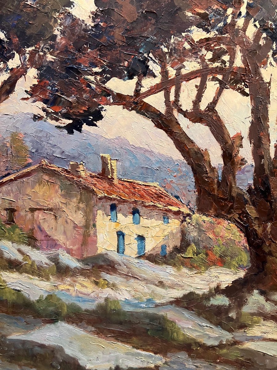 Tableau Provençal, Années 1950. M. Isnardon-photo-3