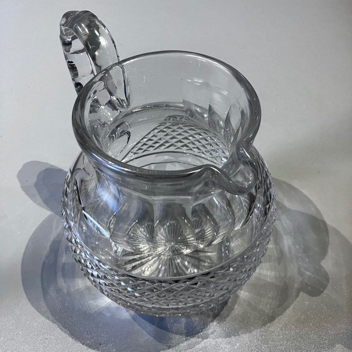 Water Jug, Saint-louis Crystal, "trianon" Model-photo-2