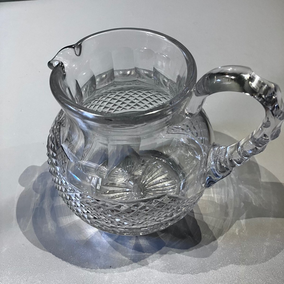 Water Jug, Saint-louis Crystal, "trianon" Model-photo-3