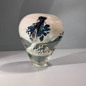 Vase En Verre De Robert Pierini Biot